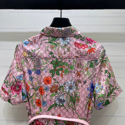 GUCCI 26S SHORT-SLEEVE SHIRT DRESS 444