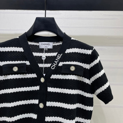 CHANEL 26S SHORT-SLEEVE KNIT TOP 1345