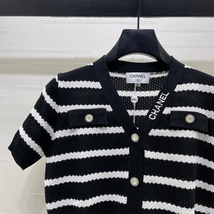 CHANEL 26S SHORT-SLEEVE KNIT TOP 1345