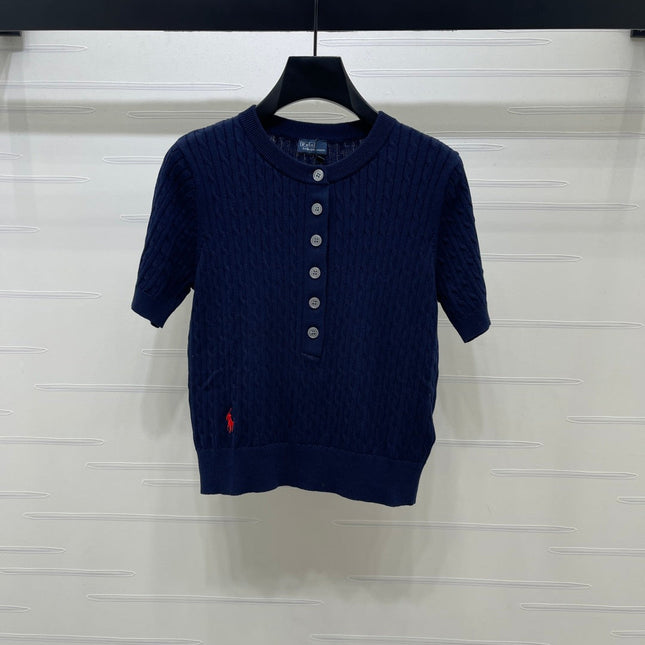 RALPH LAUREN 26S SHORT SLEEVE KNIT TOP 361