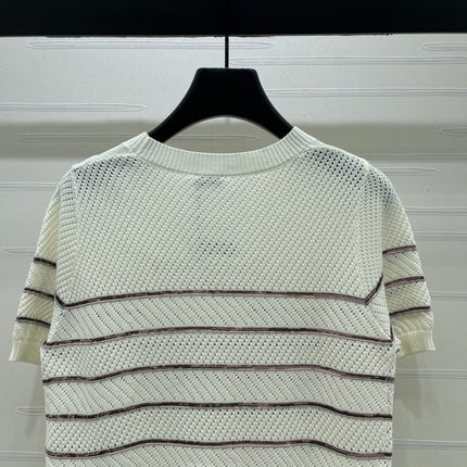 LOEWE 26S SHORT-SLEEVE KNITTED TOP 578
