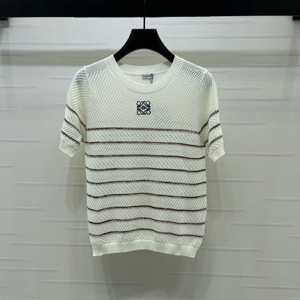 LOEWE 26S SHORT-SLEEVE KNITTED TOP 578