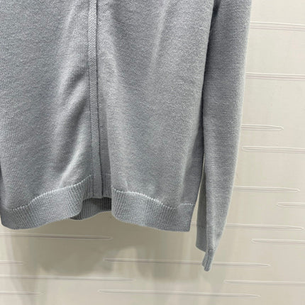 LORO PIANA 26S ZIP-UP KNIT JACKET 885