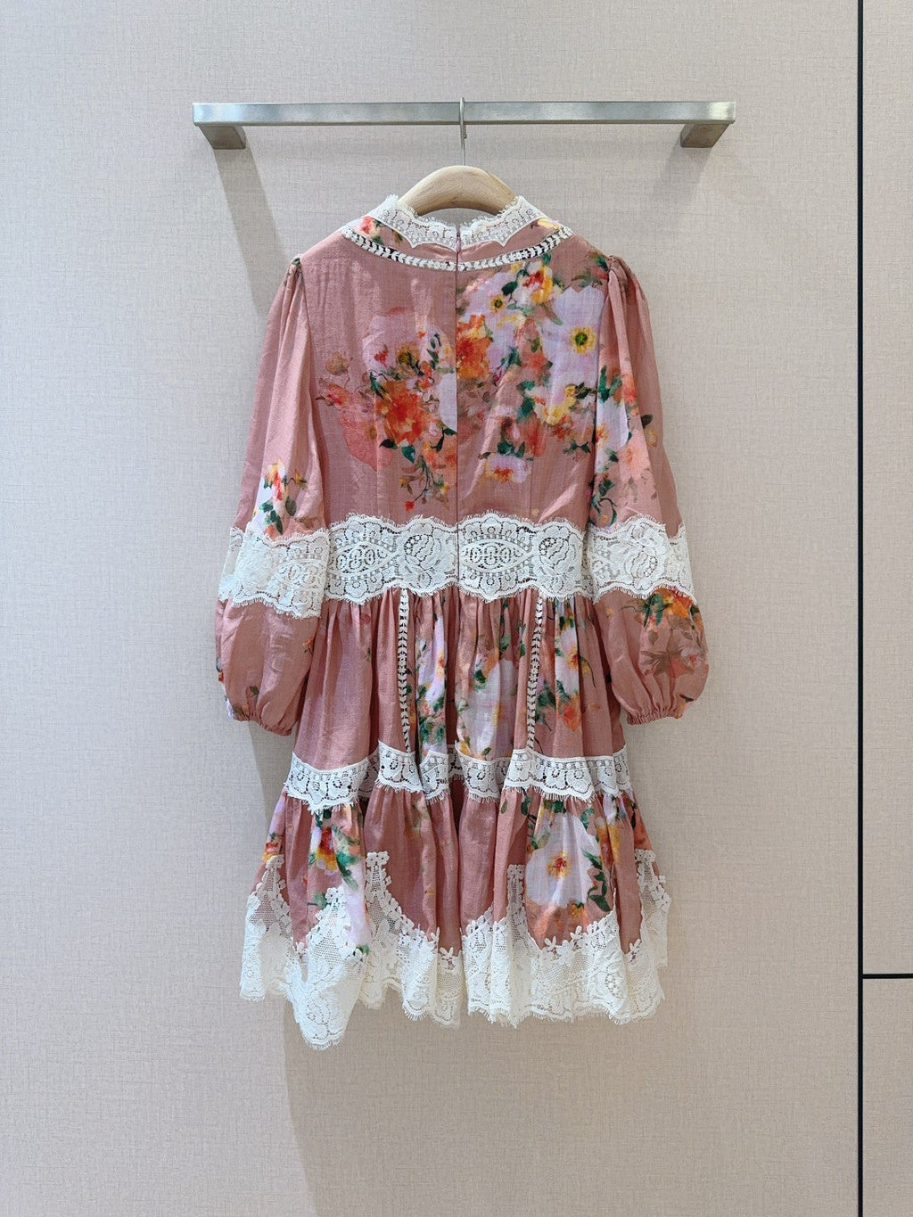 ZIMMERMANN 26S LACE TRIM SHORT DRESS STYLE 37