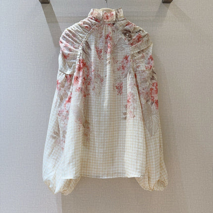 ZIMMERMANN 26S PUFF-SLEEVE SHIRT STYLE 12