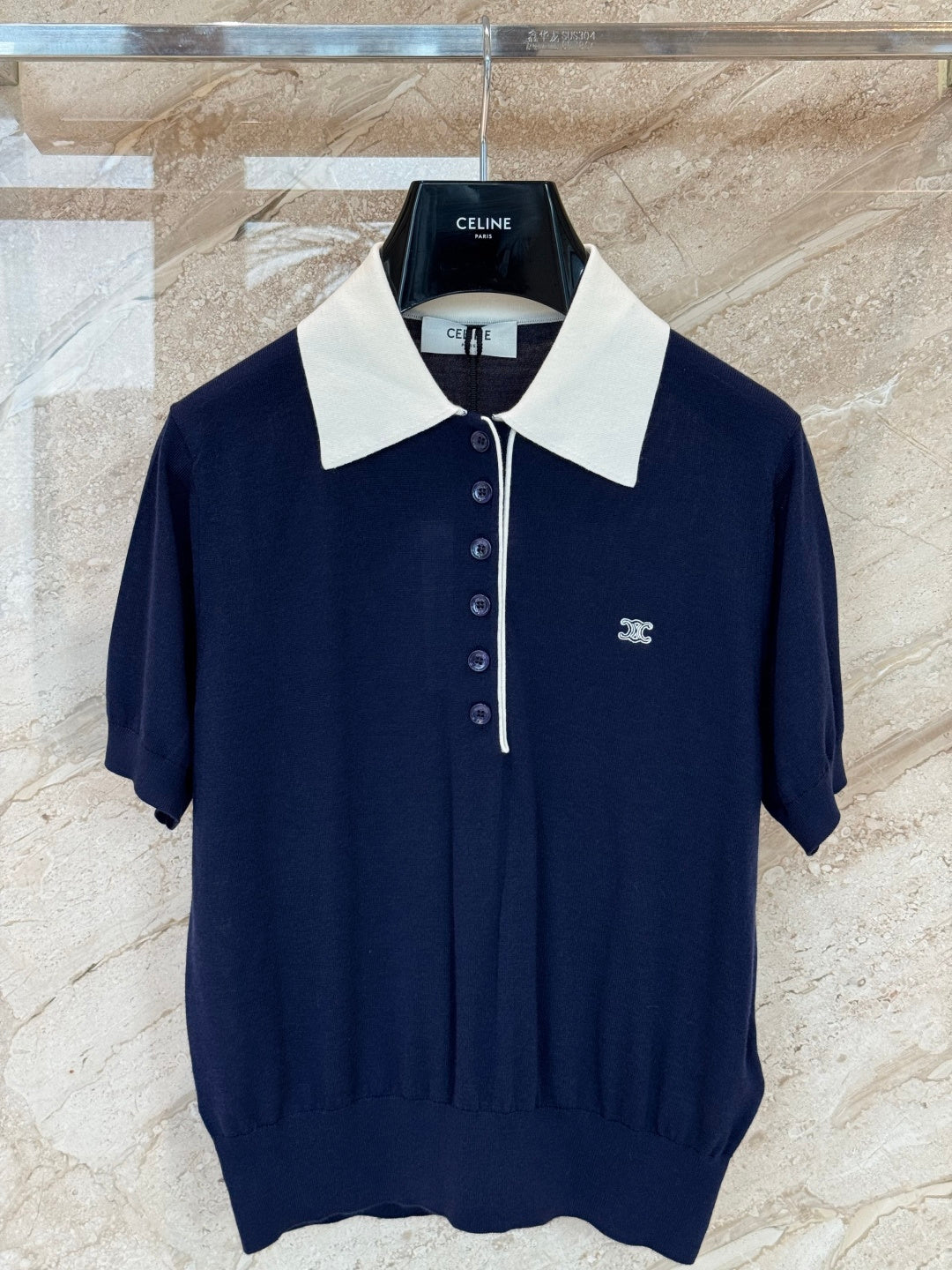 CELINE 26S KNIT POLO SHIRT STYLE 236