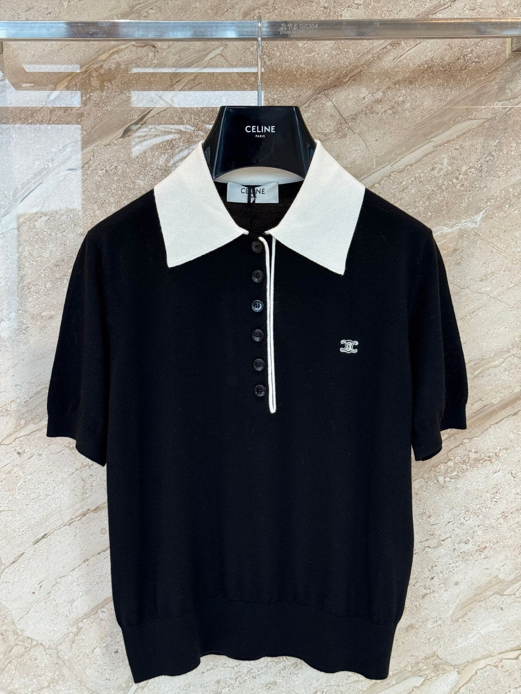 CELINE 26S KNIT POLO SHIRT STYLE 235