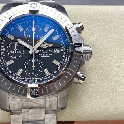AVENGER CHRONOGRAPH STEEL CASE BLACK DIAL