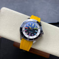 SUPEROCEAN 44 STEEL CASE YELLOW RUBBER STRAP