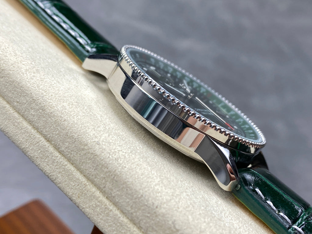 NAVITIMER AUTOMATIC 41 STEEL CASE GREEN DIAL