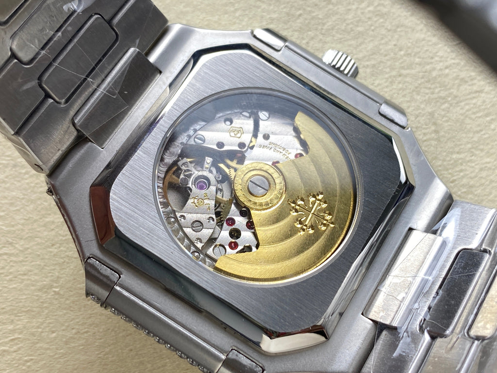 CUBITUS AUTOMATIC ALL STEEL ATTACHED DIAMOND RED DIAL