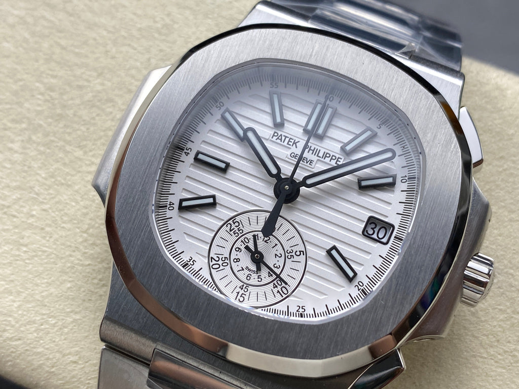 NAUTILUS ALL STEEL WHITE DIAL