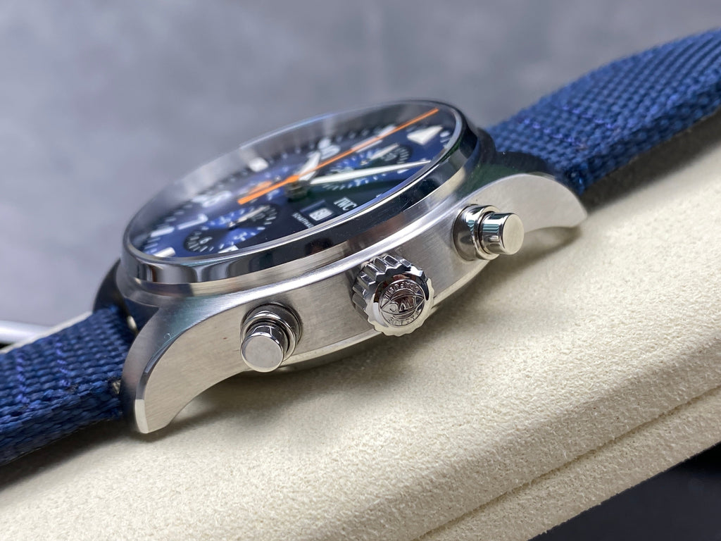 PILOT'S WATCH MARK XX STAINLESS STEEL CASE WITH NAVY BLUE TEXTILE STRAP AND DIAL