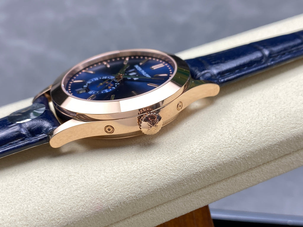 ANNUAL CALENDAR SELF-WINDING ROSE GOLD CASE BLUE SUNBURST DIAL