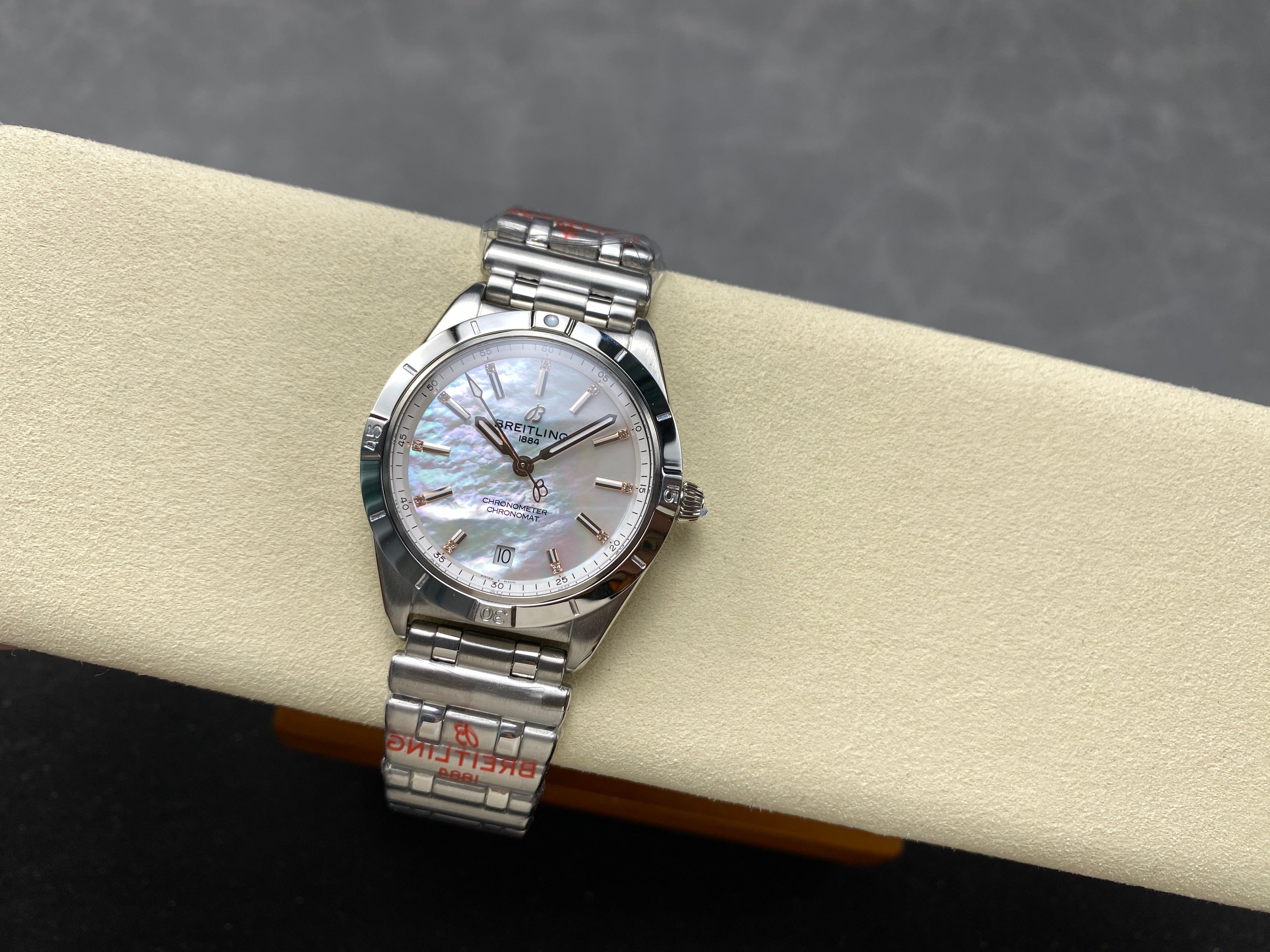 CHRONOMAT AUTOMATIC 36 STEEL CASE MOTHER OF PEARL DIAL