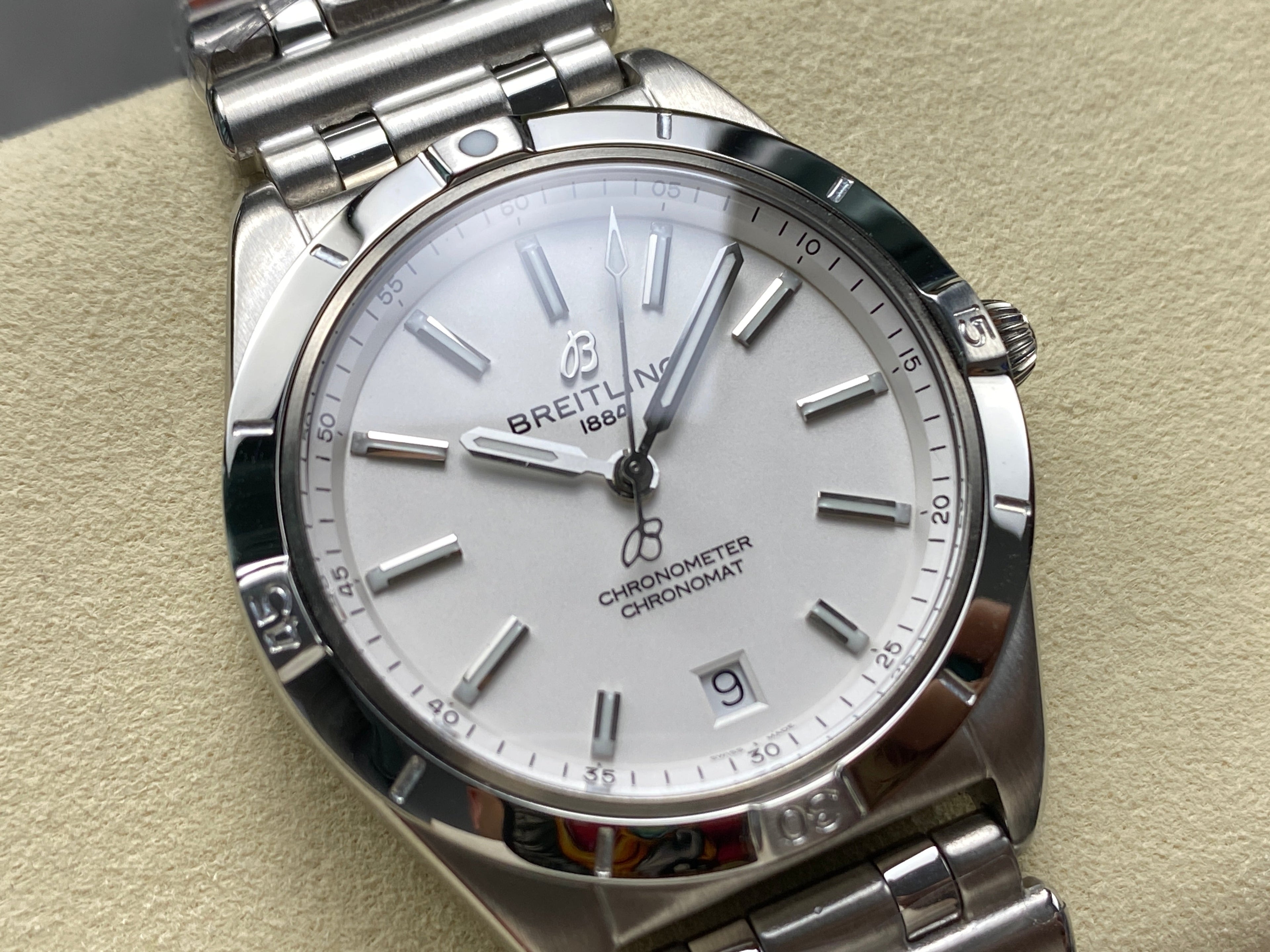 CHRONOMAT AUTOMATIC 36 STEEL CASE WHITE DIAL
