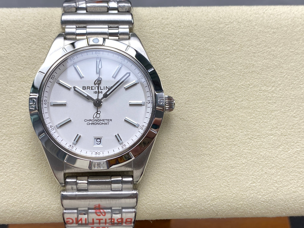 CHRONOMAT AUTOMATIC 36 STEEL CASE WHITE DIAL