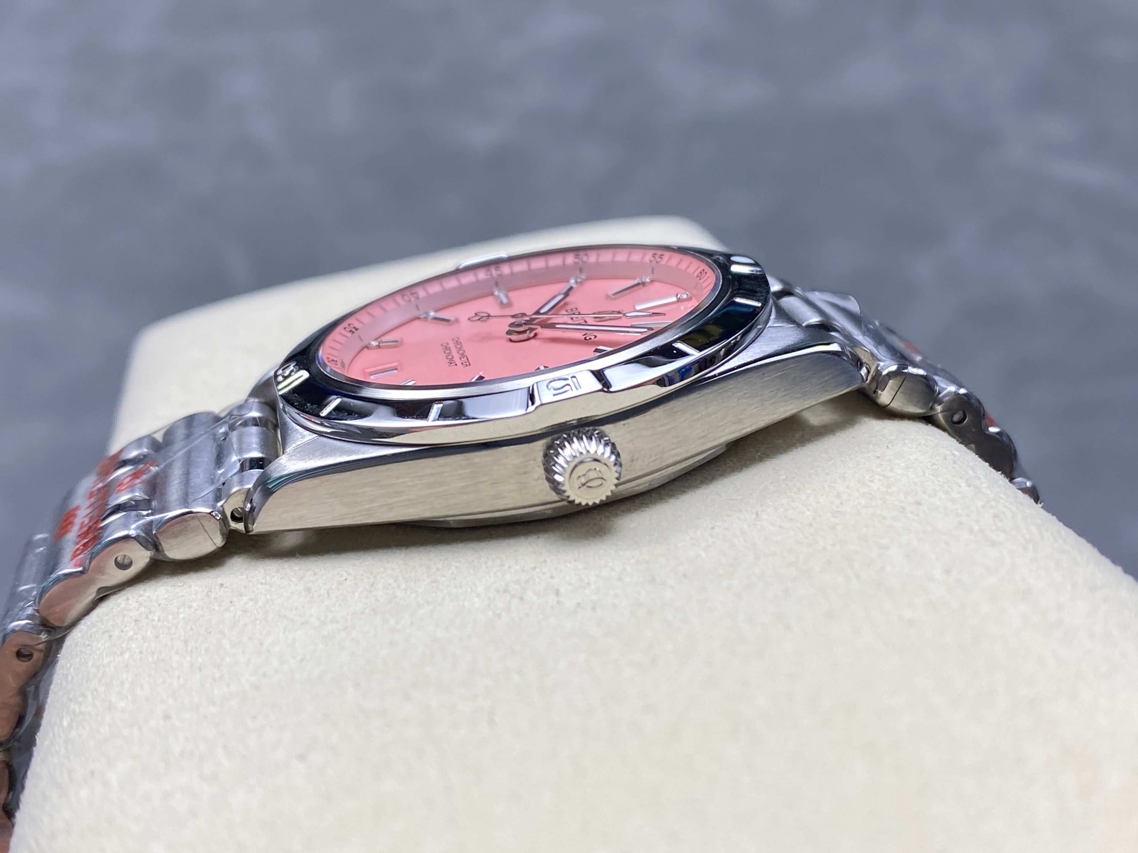 CHRONOMAT AUTOMATIC 36 STEEL CASE PINK DIAL