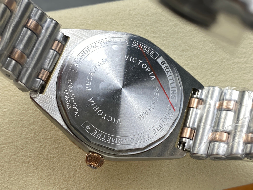 CHRONOMAT AUTOMATIC 36 RED GOLD BEZEL MOTHER OF PEARL DIAL