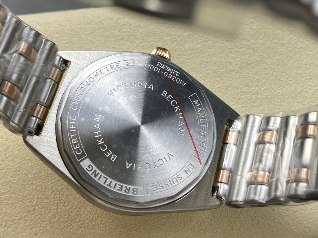 CHRONOMAT AUTOMATIC 36 RED GOLD AND STEEL CASE SILVER DIAL