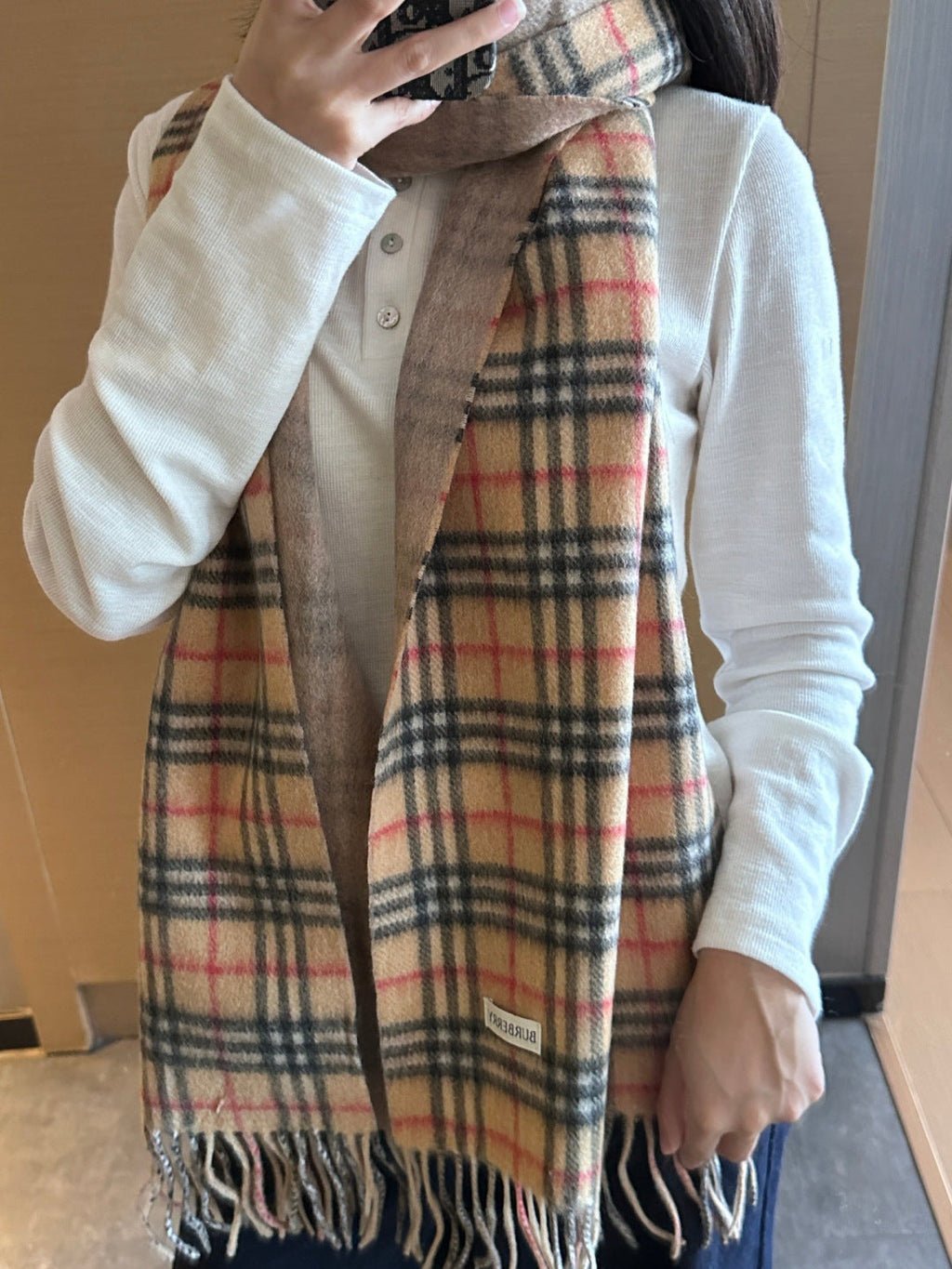 BURBERRY 26S SCARF 180CM IN CASHMERE 179765
