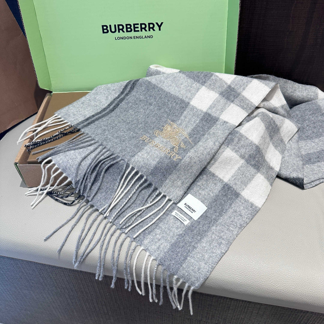 BURBERRY 26S SCARF 180CM IN CASHMERE 196357