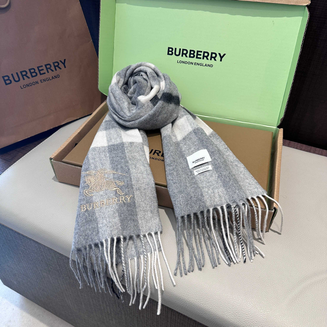 BURBERRY 26S SCARF 180CM IN CASHMERE 196357