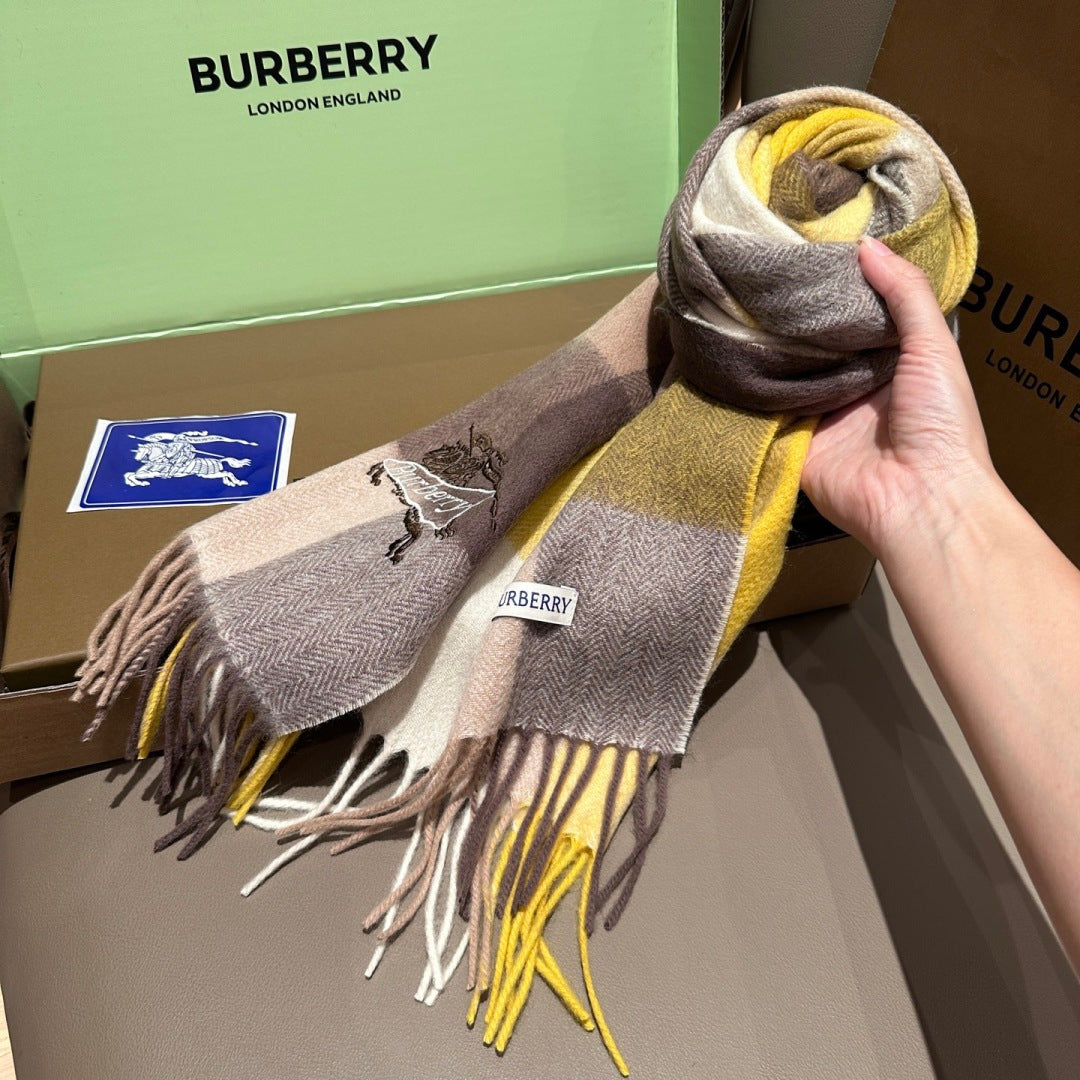 BURBERRY 26S SCARF 180CM IN CASHMERE 207625