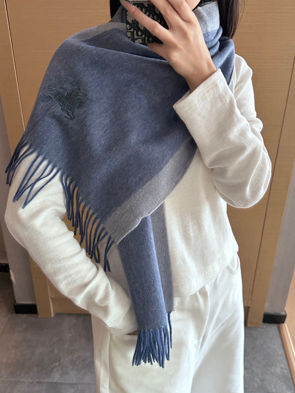 BURBERRY 26S SCARF 180CM IN CASHMERE 209916
