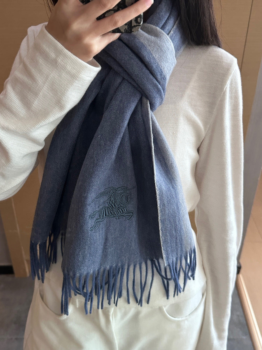 BURBERRY 26S SCARF 180CM IN CASHMERE 209916