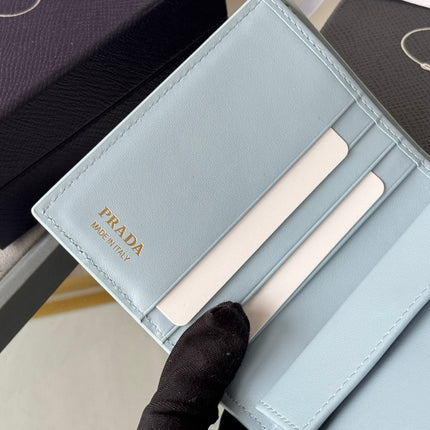 PRADA 26S WALLET 11.2 IN BLUE SALLIANO