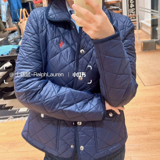 RALPH LAUREN 25S MEDIUM-LENGTH COTTON COAT 201