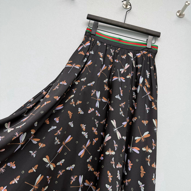 GUCCI 26S SATIN MIDI SKIRT 365