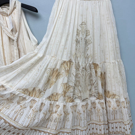ZIMMERMANN 26S HALTER NECK TOP AND SKIRT SET STYLE 244