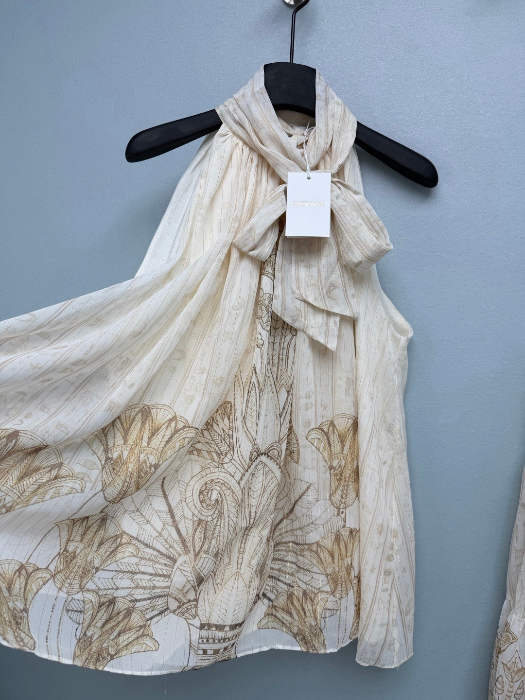 ZIMMERMANN 26S HALTER NECK TOP AND SKIRT SET STYLE 244