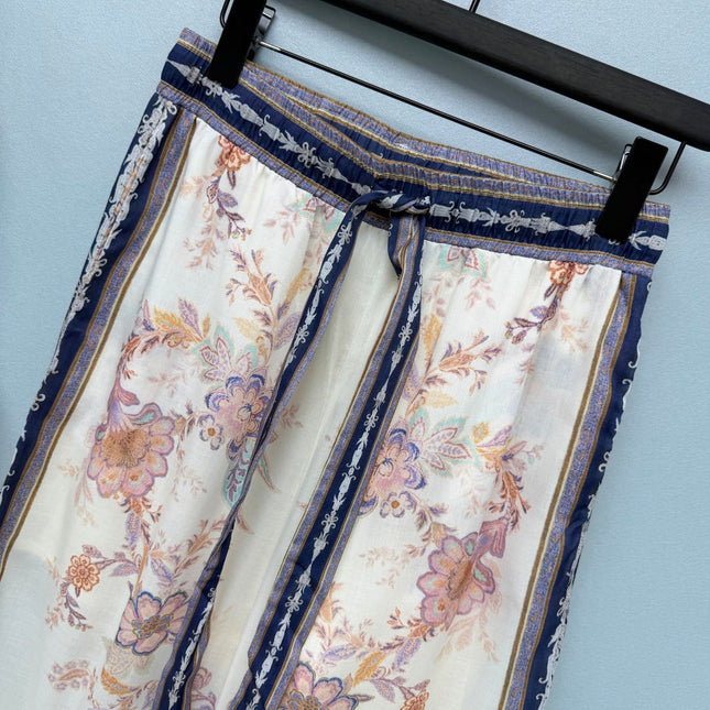 ZIMMERMANN 26S SHIRT & WIDE LEG PANTS SET STYLE 198
