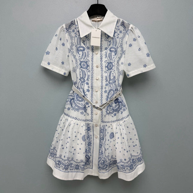 ZIMMERMANN 26S SHIRT DRESS STYLE 196