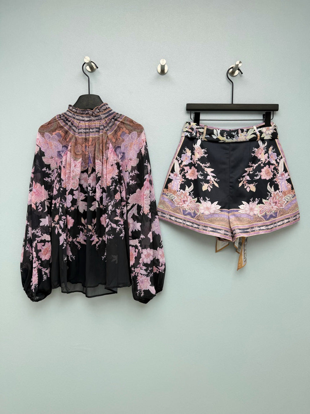 ZIMMERMANN 26 SHIRT AND SHORTS SET STYLE 231