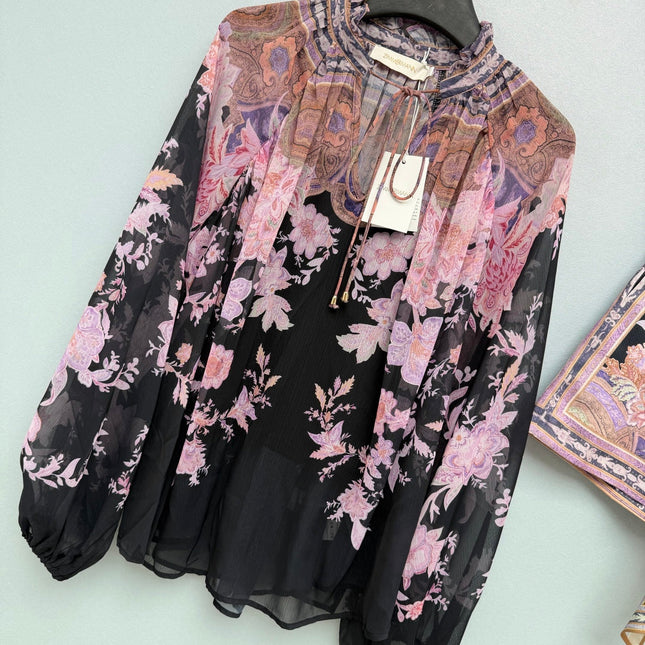 ZIMMERMANN 26 SHIRT AND SHORTS SET STYLE 231