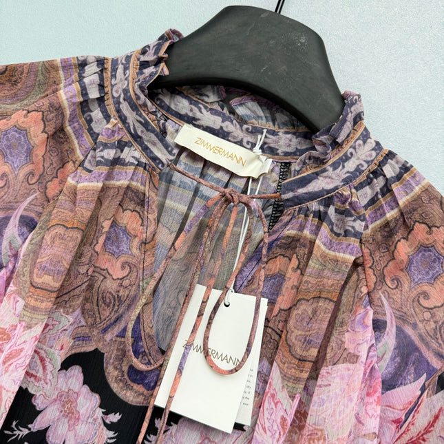 ZIMMERMANN 26 SHIRT AND SHORTS SET STYLE 231