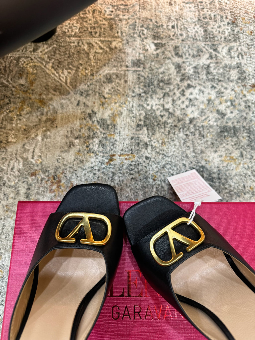 VALENTINO 26S HIGH HEEL SANDALS 105 MM IN BLACK CALFSKIN