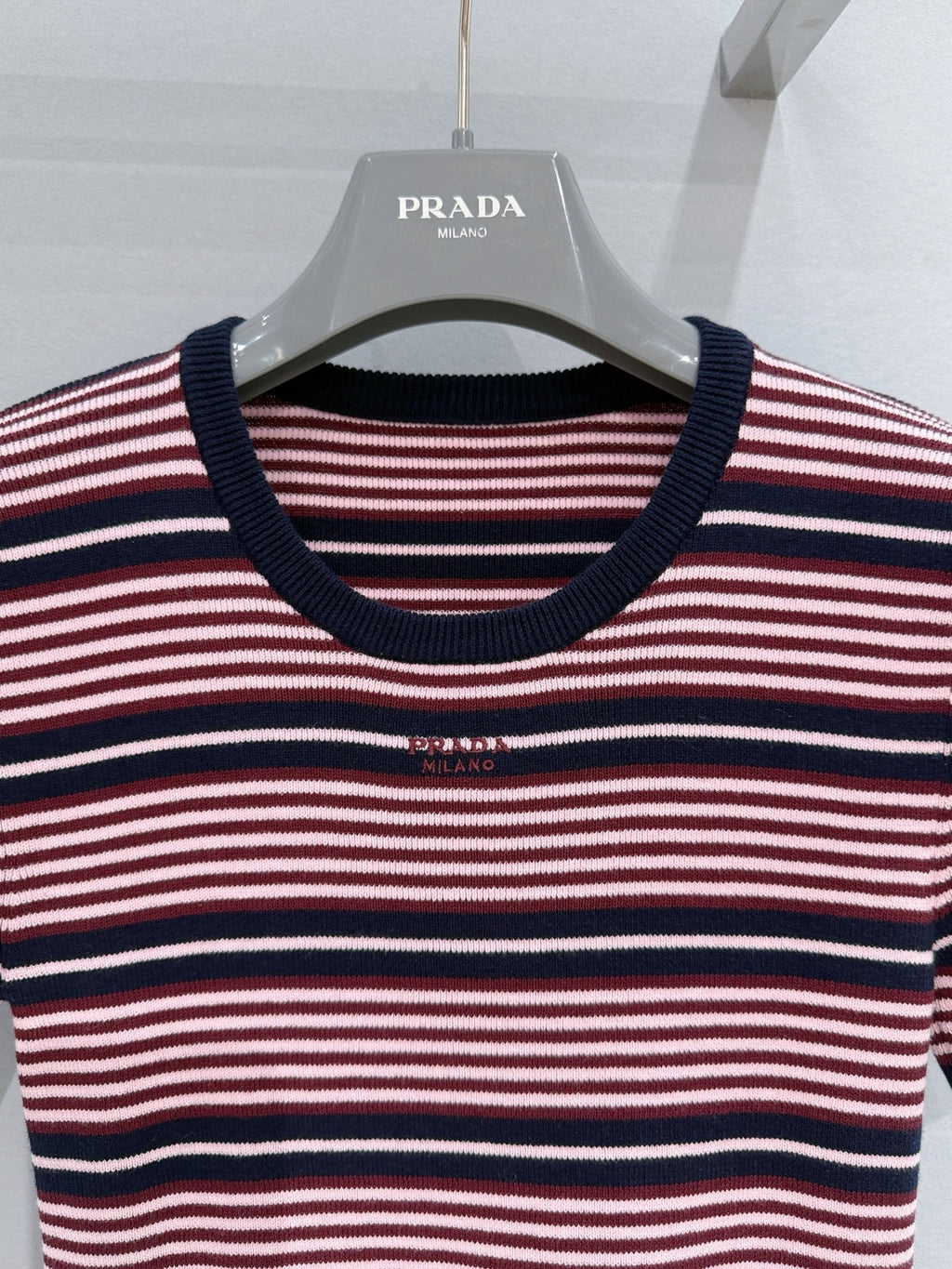 PRADA 26S SHORT-SLEEVED SWEATER STYLE 821