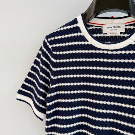 THOM 26S SHORT-SLEEVE KNIT TOP STYLE 198