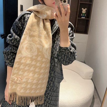 CHANEL 25S SCARF 180 CM IN CASHMERE 942938