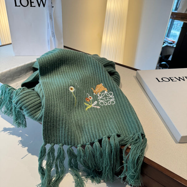 LOEWE 26S SCARF 200 IN CASHMERE 128242