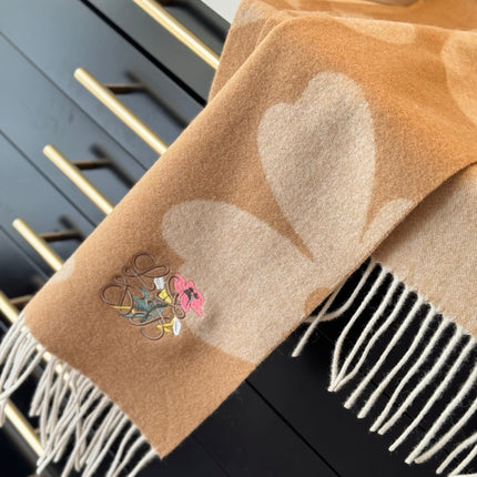 LOEWE 26S SCARF 180 IN CASHMERE WOOL 130441