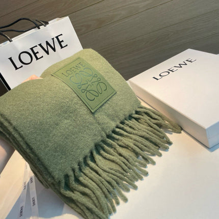 LOEWE 26S SCARF 200 IN WOOL MOHAIR 142601