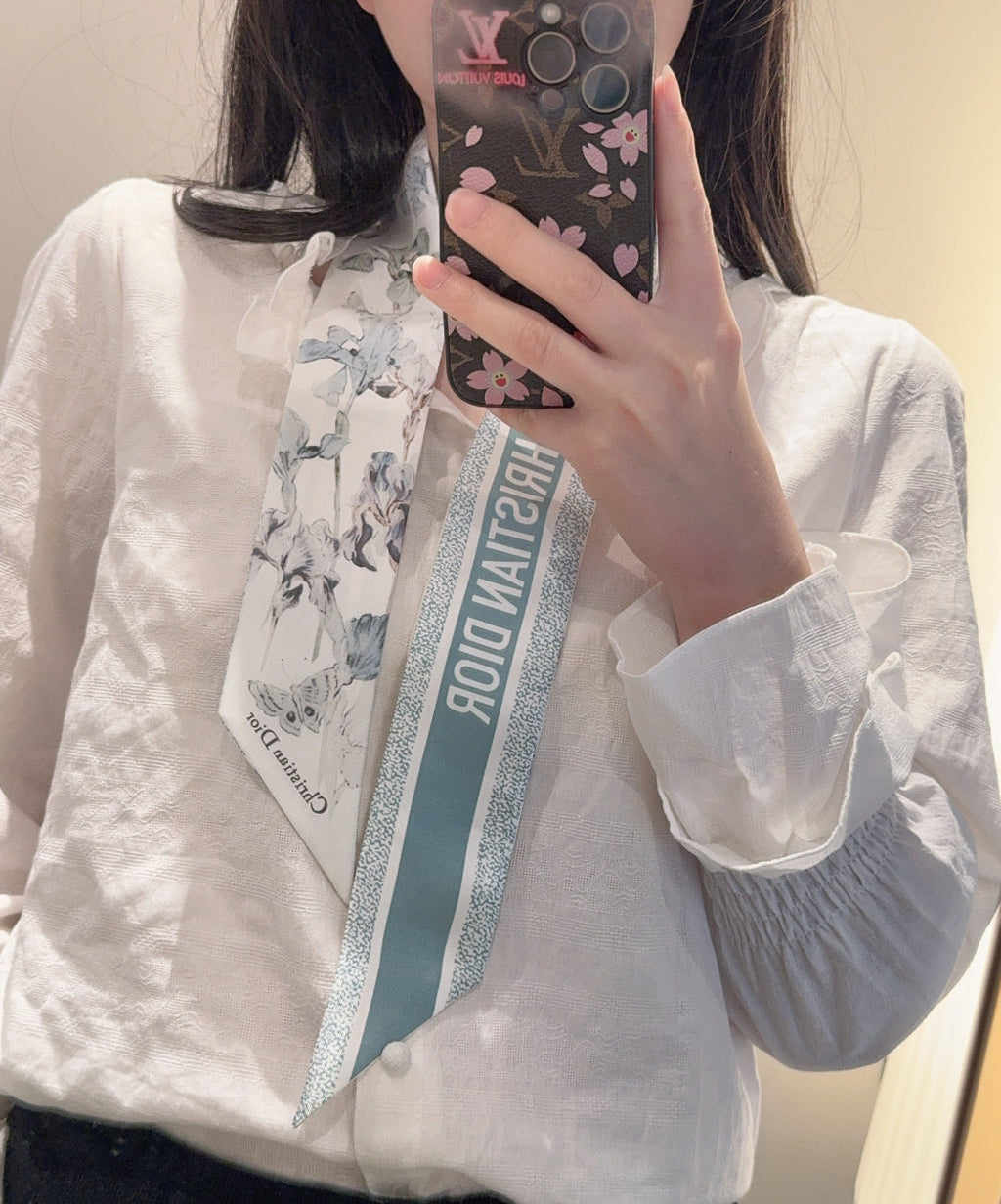 DIOR 26S SCARF 100CM IN SILK 313091