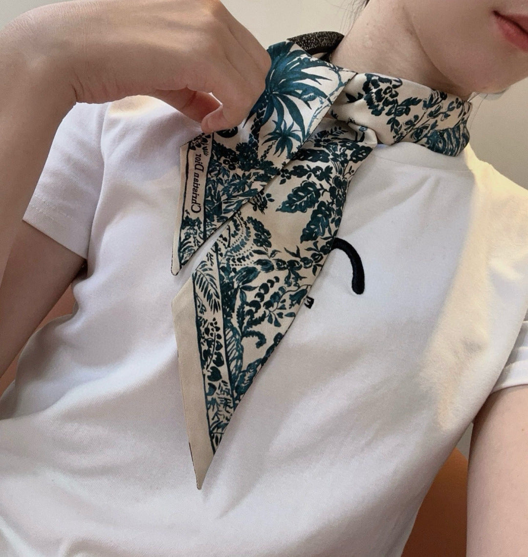 DIOR 26S SCARF 100CM IN SILK 313096