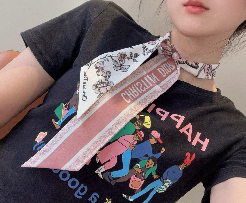 DIOR 26S SCARF 105CM IN SILK 314824